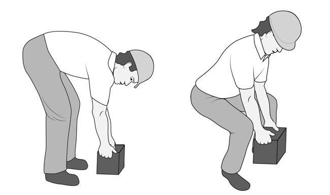 Right and wrong ways to lift
